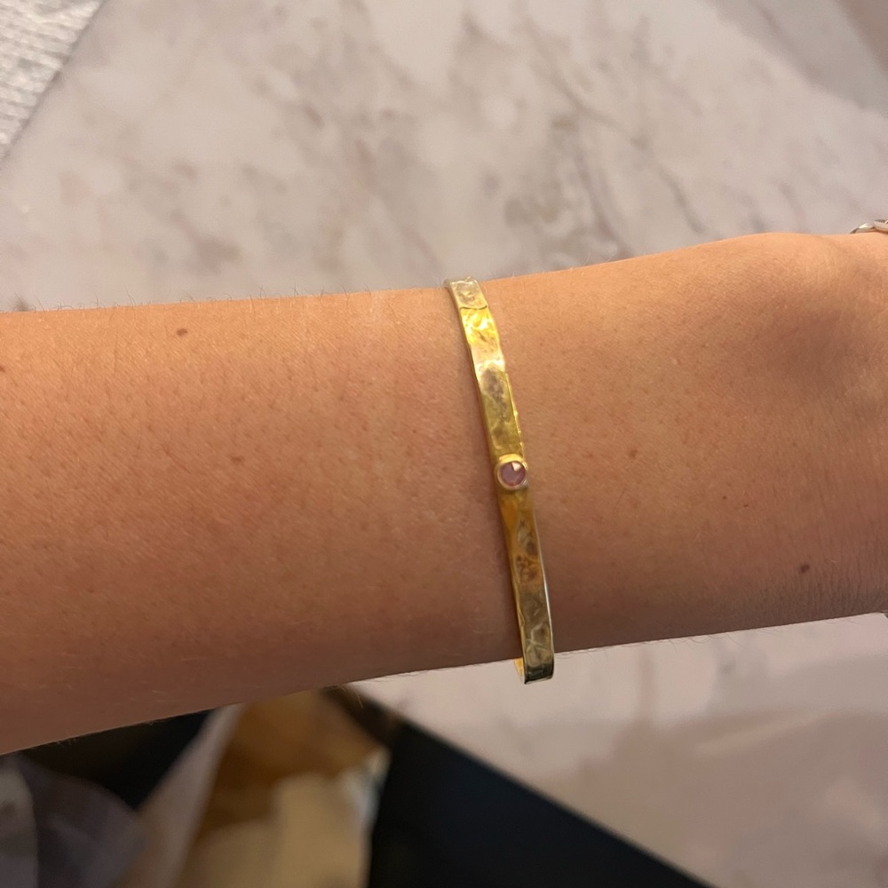 Chan Luu birthstone (tourmaline) cuff